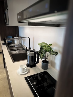 Appartement Confort, vue ville | Bureau, rideaux occultants, fer et planche à repasser, Wi-Fi gratuit