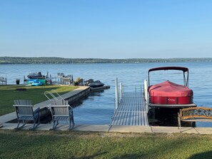 Property grounds - updated, lakefront 4-bedroom house with AC in Ashville on Chautauqua Lake (Ashville)