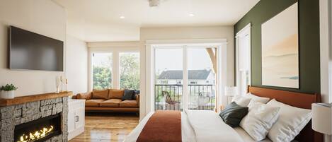 Doppia Luxury, balcone, vista città | Wi-Fi gratuito