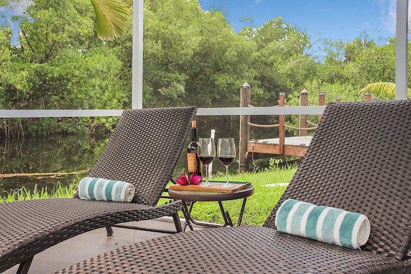 Imagine yourself here, lying on a sun lounger with your favorite wine