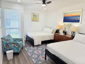 3 bedrooms, desk, iron/ironing board, free WiFi