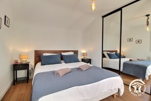 3 bedrooms, iron/ironing board, free WiFi, bed sheets