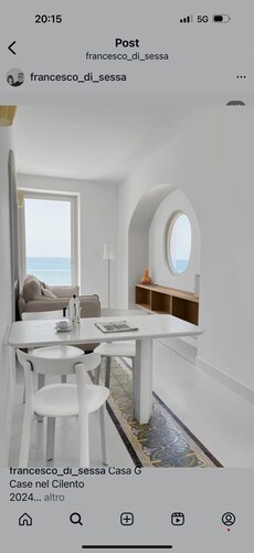 Studio apartment with bedroom, kitchen with sofa, bathroom and large balcony