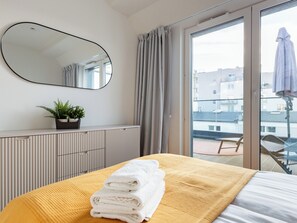 1 chambre, fer et planche à repasser, Wi-Fi, literie fournie