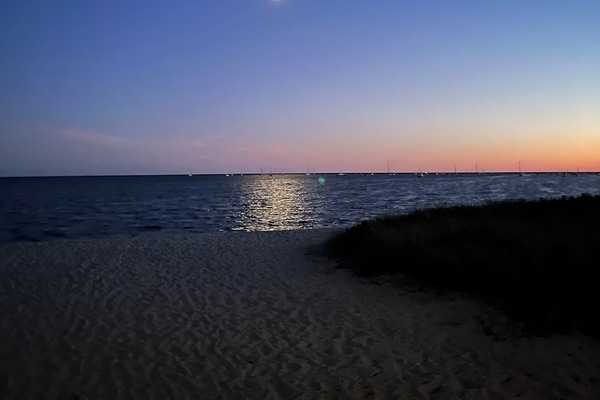 Keys beach at nite