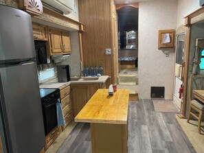 Microwave, oven, stovetop