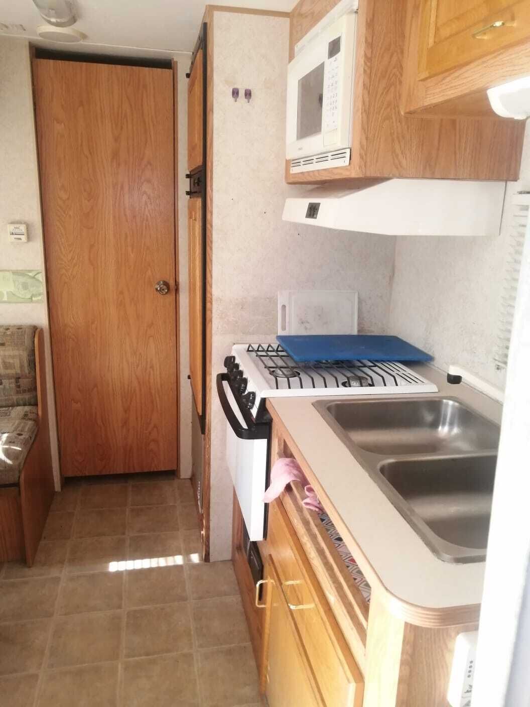 Mobile Home, Patio, Mountain View | Laptop workspace, iron/ironing board, free WiFi, bed sheets