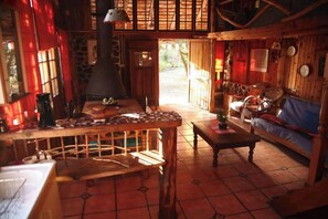 Family Cabin, 2 Bedrooms, Patio, Garden View | Laptop workspace, iron/ironing board, free WiFi, bed sheets - La Polcura Lodge Turismo (San Fernando)