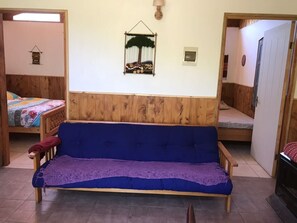 Family Chalet, 2 Bedrooms, Patio, Garden View | Laptop workspace, iron/ironing board, free WiFi, bed sheets - La Polcura Lodge Turismo (O'Higgins)