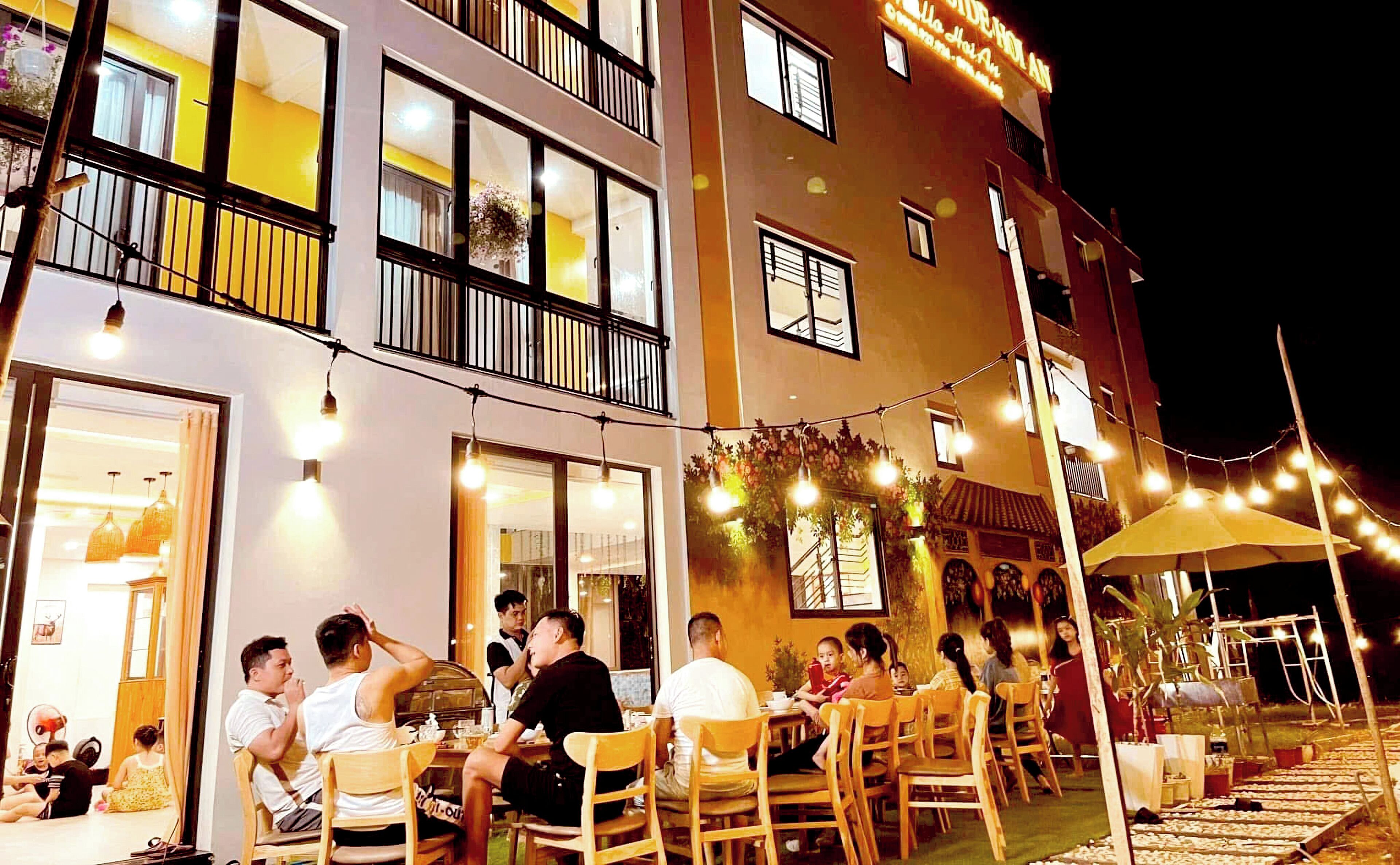 Voorkant van accommodatie