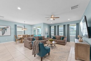 TV, video games, stereo