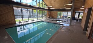 Indoor pool, outdoor pool