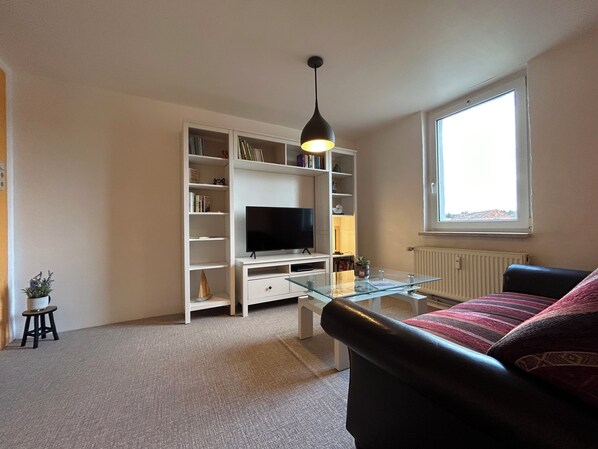 Smart TV, DVD player, books - Apartment Tante Else time out in the countryside near Unesco World Heritage Site including bicycles (Carpin)