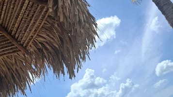 Sun loungers, beach towels