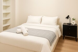 1 غرفة نوم ومكتب ومكواة/لوح كي وواي فاي