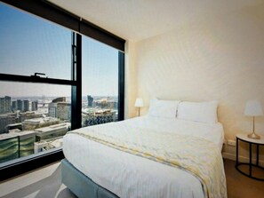 1 室のベッドルーム、アイロン / アイロン台、WiFi、ベッドシーツ