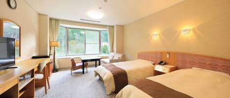 Kamar Twin Standar, pemandangan sungai | Wi-Fi gratis