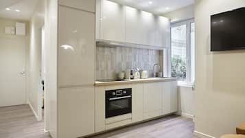 Apartment | Private kitchen | Cleaning supplies