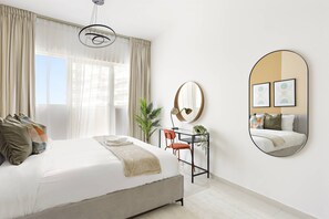 1 室のベッドルーム、デスク、アイロン / アイロン台、WiFi