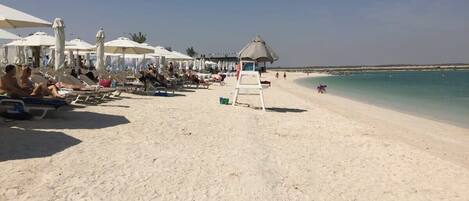 On the beach