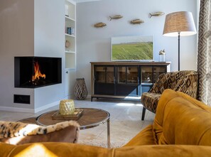 TV, fireplace, stereo - Haus Sylter Schönheit - Sylter Schönheit - Exclusive comfort in a prime location (Hörnum (Sylt))