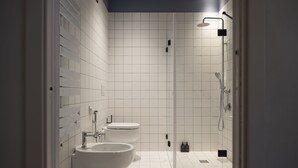 Ducha, secador de pelo y bidé