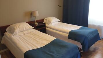 Blackout curtains, iron/ironing board, free WiFi