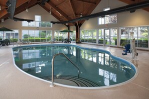 Indoor pool, a heated pool