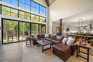 Smart TV, fireplace, video games, books