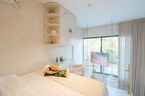 1 Schlafzimmer, Schreibtisch, Bügeleisen/Bügelbrett, WLAN