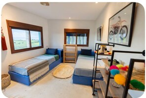1 bedroom, iron/ironing board, bed sheets
