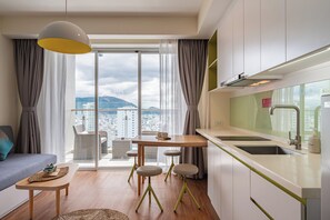 Junior Suite, City View | In-room dining - Cosmo Condotel Nha Trang (Nha Trang)