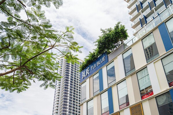 Façade de l’hébergement