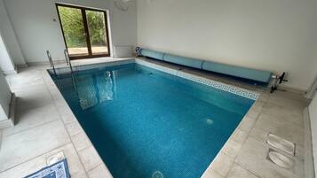 Indoor pool, a heated pool