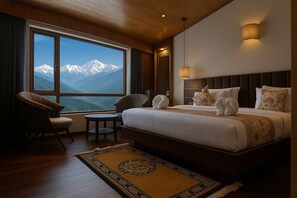 Premium Double Room, Mountain View | Soundproofing, free WiFi, wheelchair access