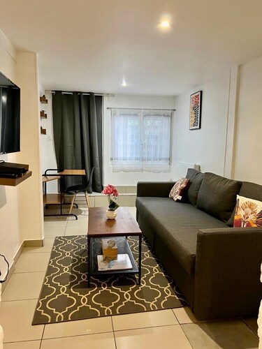 2 pièces au calme proche Paris, entrée autonome