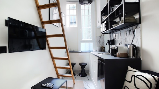 Unclassified image, 1 of 12, button - Cozy Studio With Loft Bed - Center of Paris (Paris)