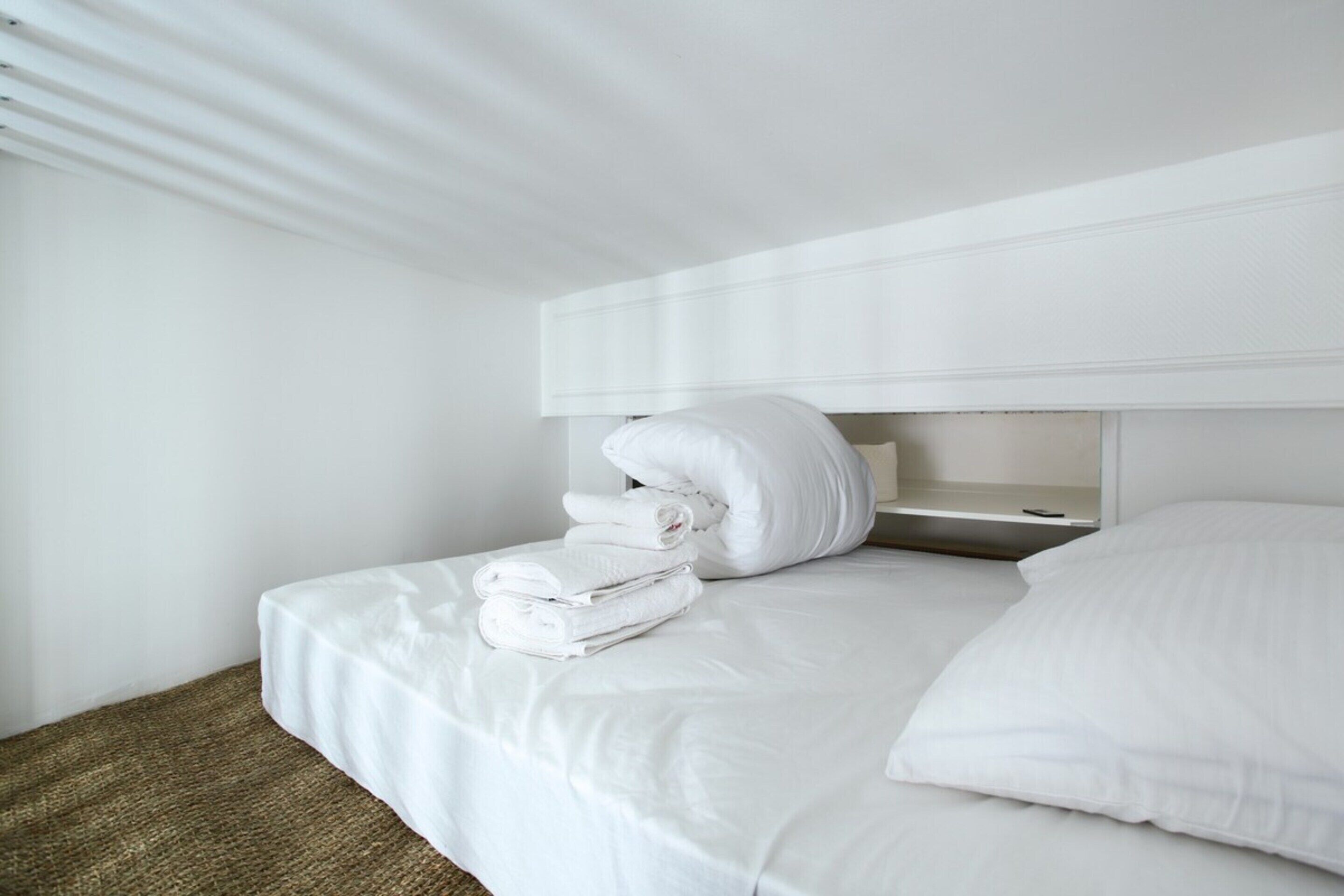 Apartamento | 1 dormitorio, tabla de planchar con plancha, ropa de cama