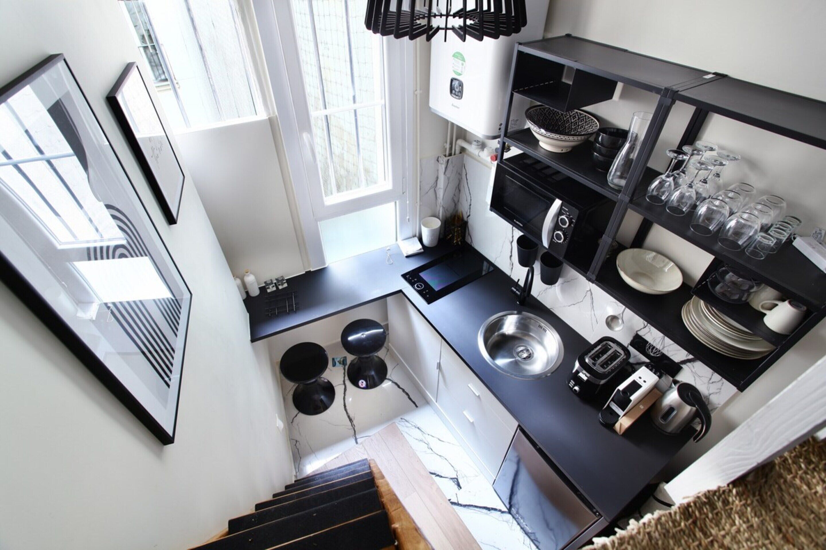 Apartamento | Cocina privada | Cafetera o tetera, frigorífico, placa de cocina y hervidor eléctrico