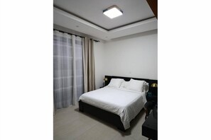 1 makuuhuone, silitysrauta/-lauta, Wi-Fi, vuodevaatteet