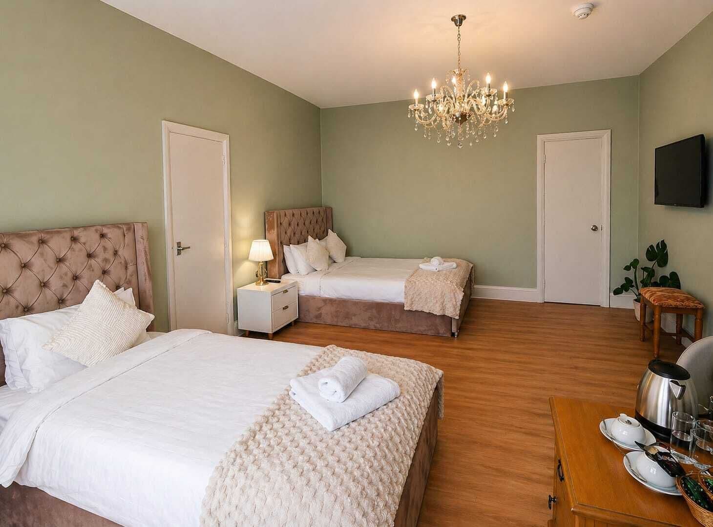 Family Room | Blackout curtains, iron/ironing board, free WiFi