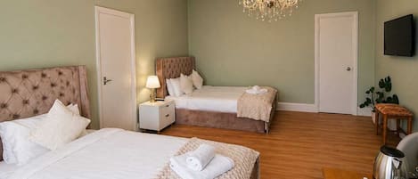 Family Room | Blackout curtains, iron/ironing board, free WiFi