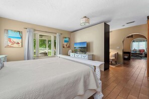 4 bedrooms, iron/ironing board, travel crib, WiFi