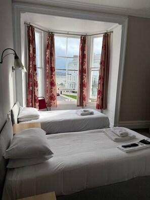 Twin Room, Sea View | Desk, iron/ironing board, free WiFi