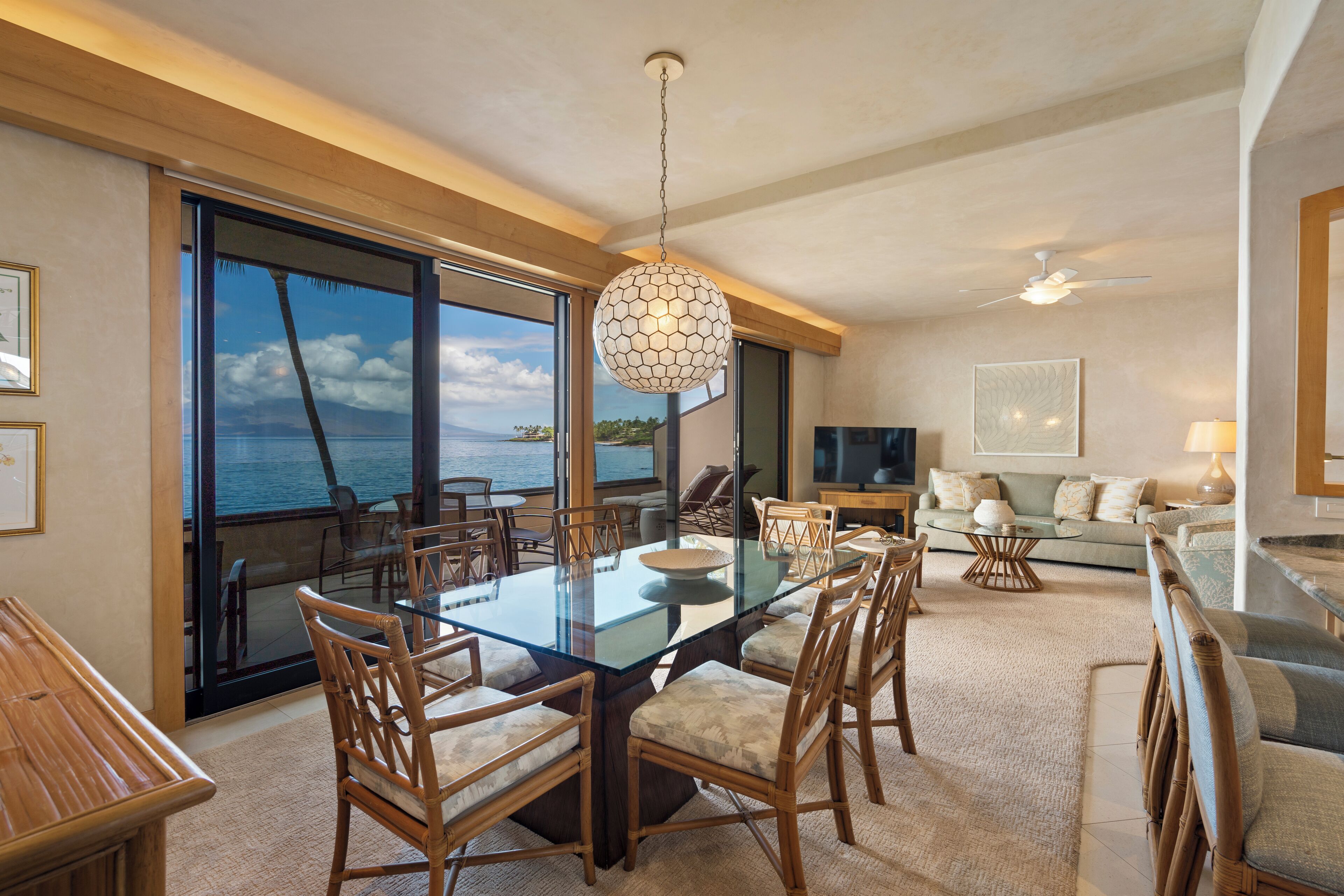 Smart TV, DVD player, books, stereo