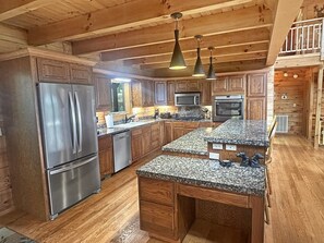 Private kitchen - Endless Views - our best view from high above Fontana Lake (Bryson City)