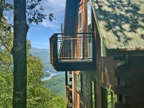 Property grounds - Endless Views - our best view from high above Fontana Lake (Bryson City)