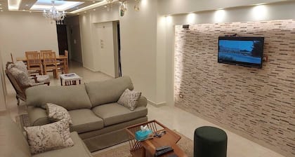 3-bedroom fully furnished apartment in charming Alexandria Governorate with AC