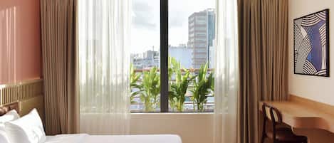 Premium Double Room, City View | Minibar, desk, laptop workspace, free WiFi