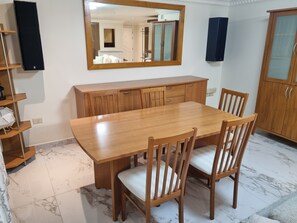 Apartment, 1 Bedroom, Accessible, Smoking | Dining room - Charming Amman Apartment With Security and Modern Amenities (Amman)